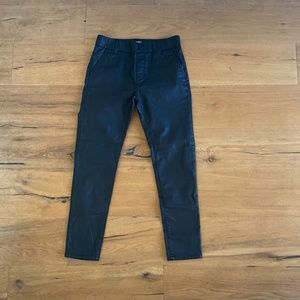Black Leather Flog Pants!! Size 27...